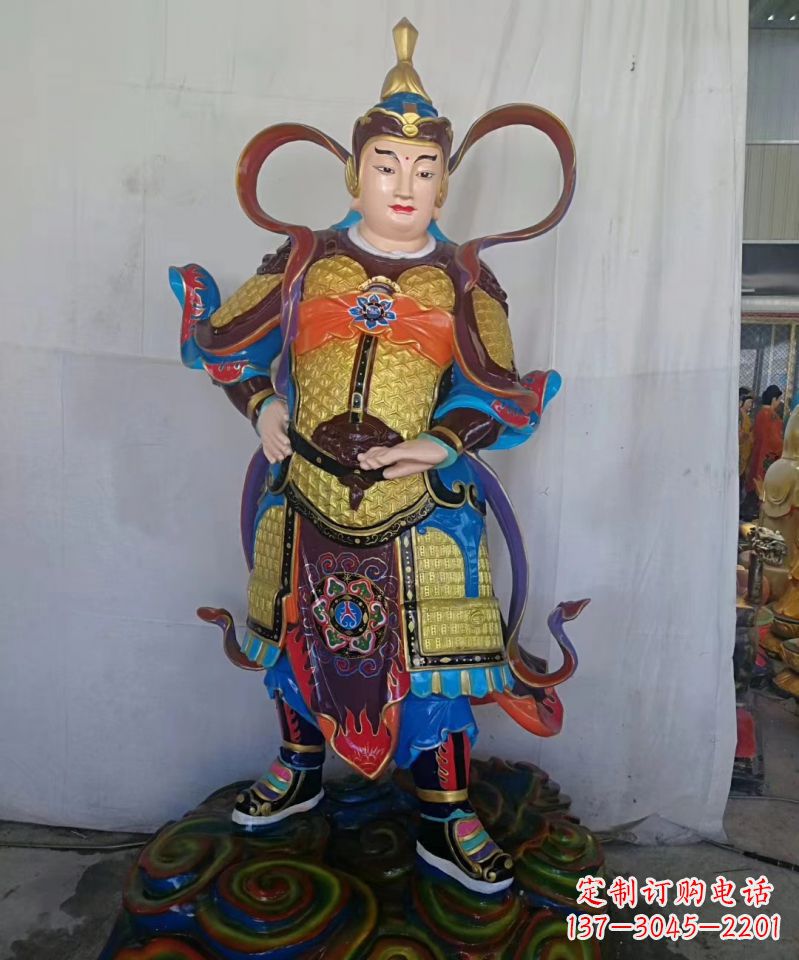 玻璃钢韦陀雕塑