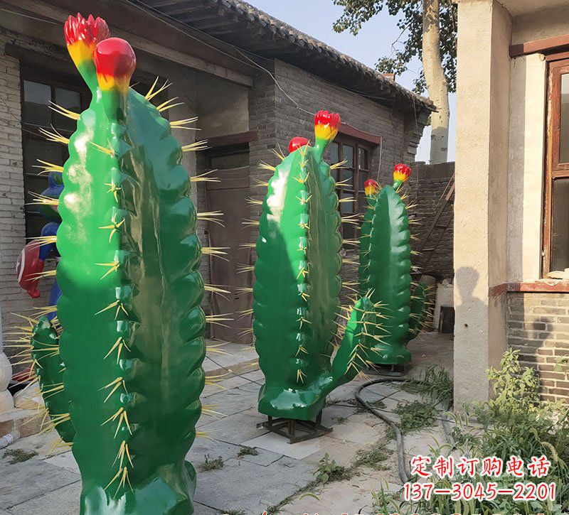 仙人掌雕塑 - 玻璃钢/仙人掌/景观 仙人掌雕塑 - 玻璃钢/仙人掌/景观