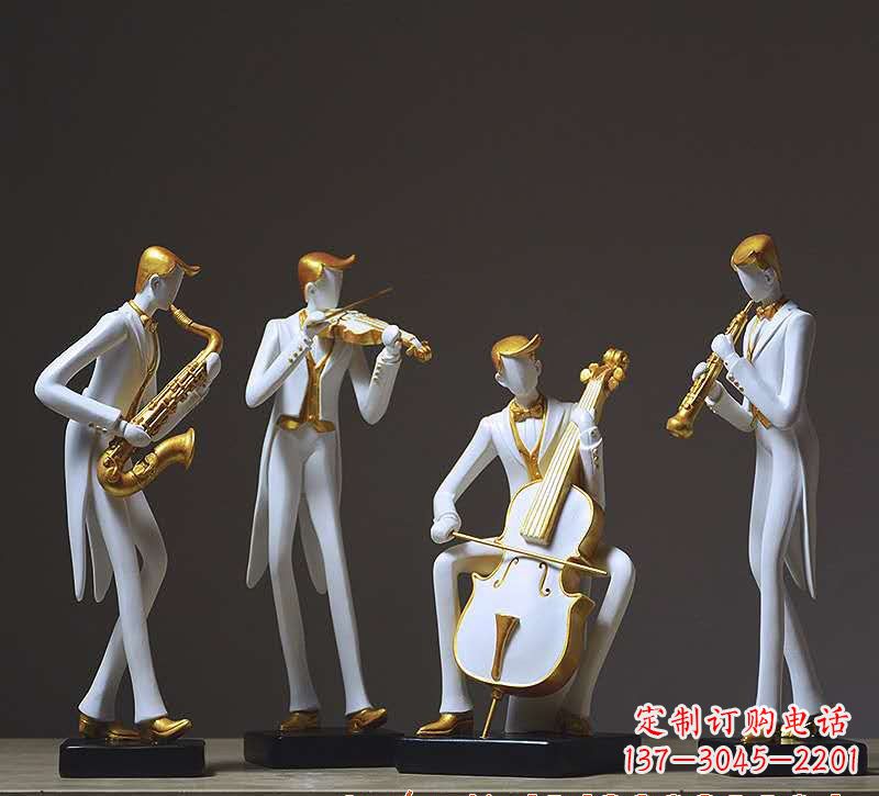 玻璃钢音乐人物雕塑