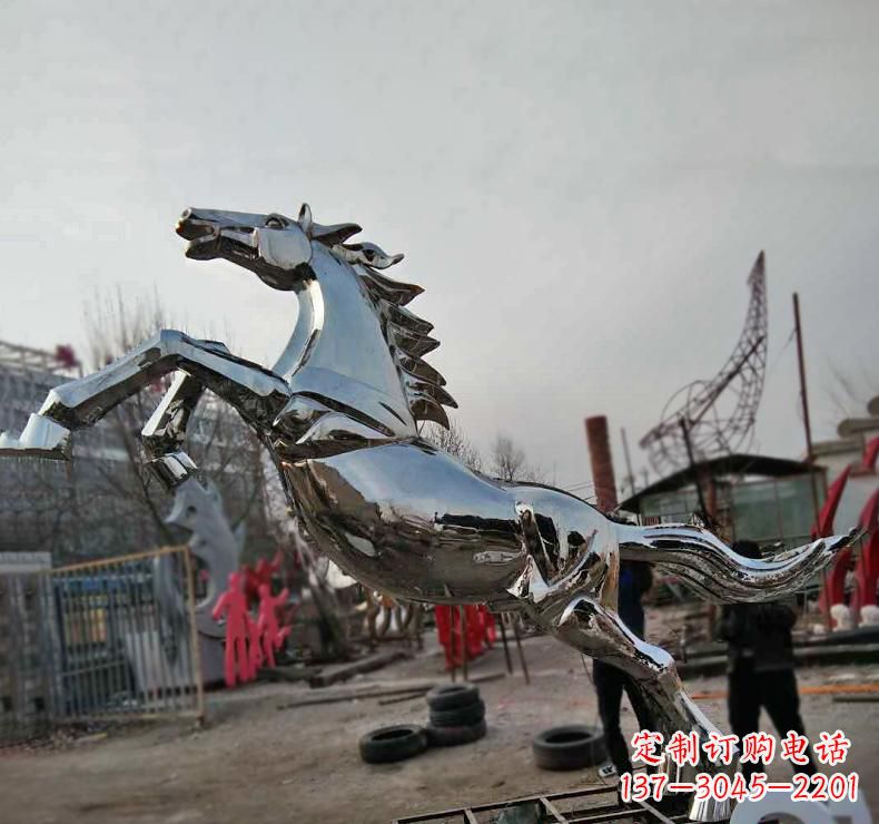 不锈钢/跑马-不锈钢奔跑马雕塑 不锈钢/跑马-不锈钢奔跑马雕塑