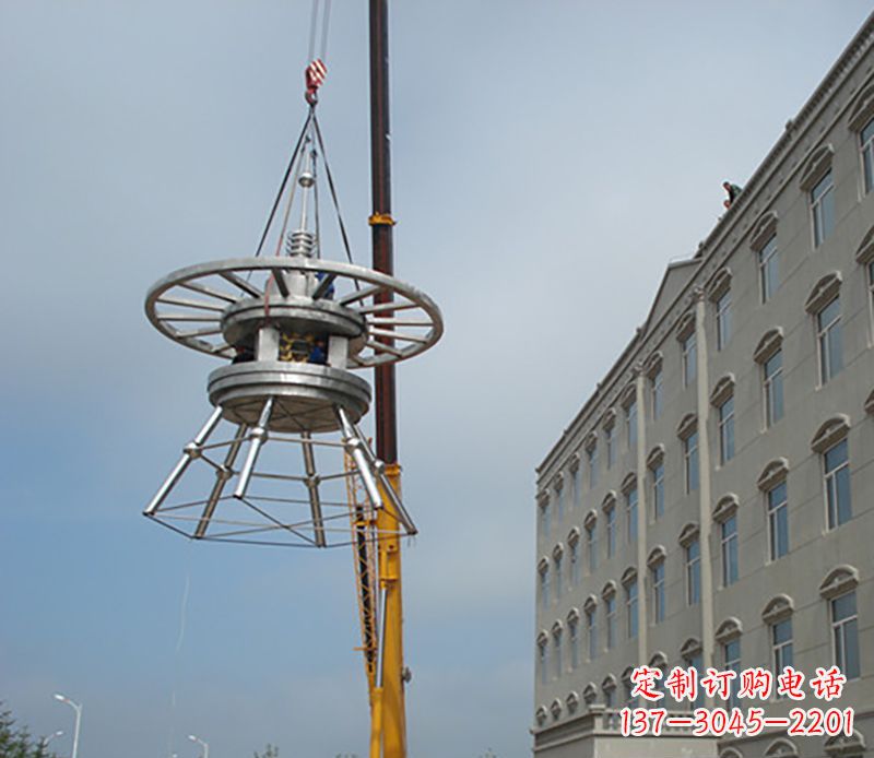 不锈钢避雷针造型雕塑