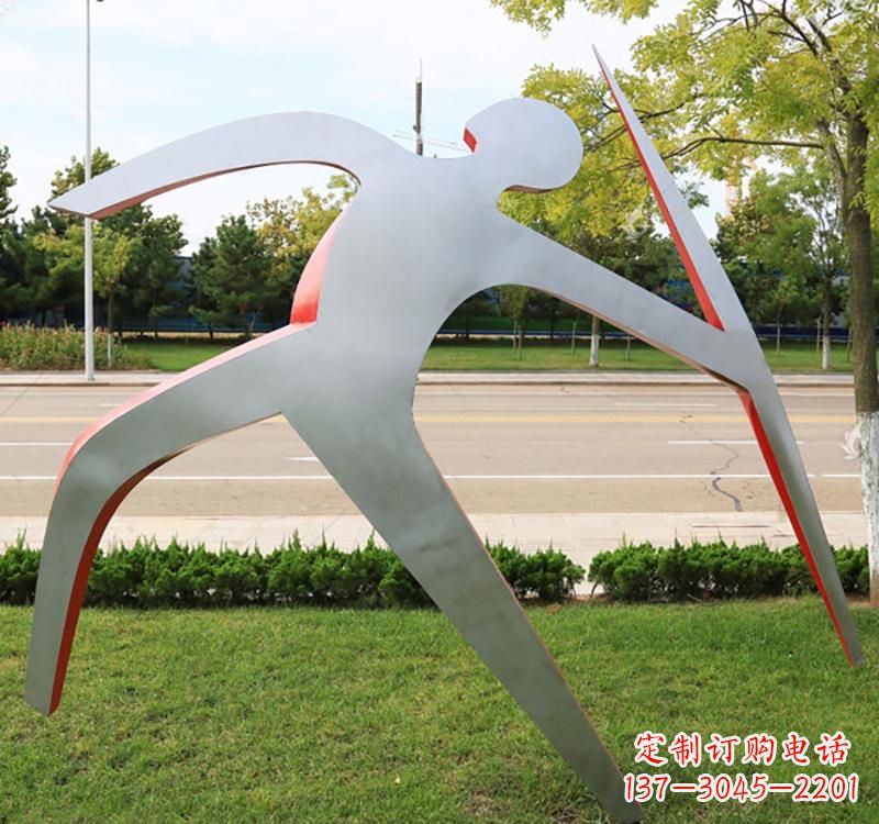 不锈钢标枪雕塑2