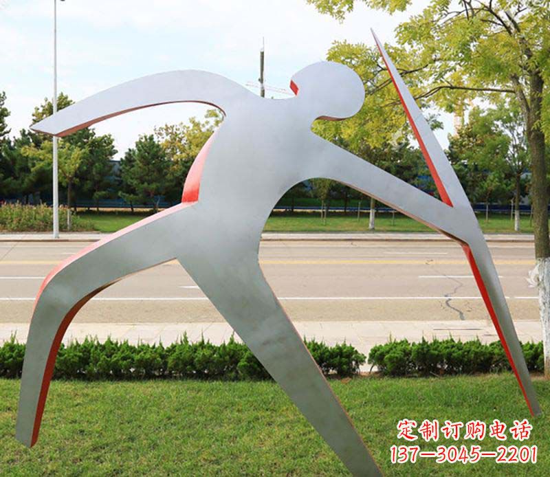 不锈钢标枪景观雕塑