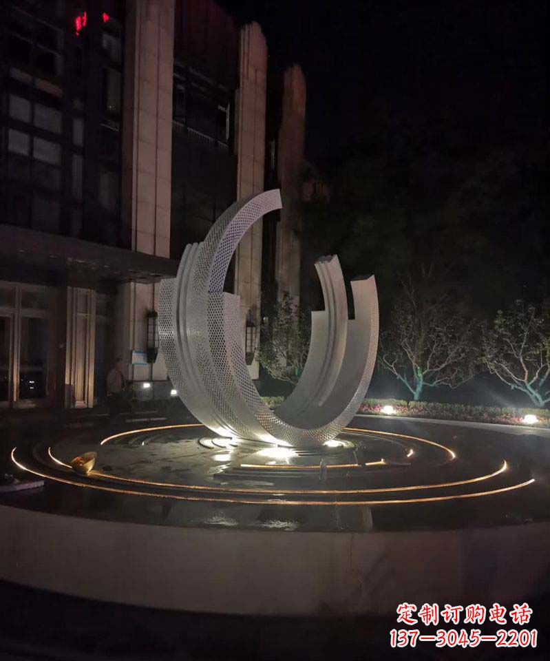 不锈钢别墅景观创意雕塑