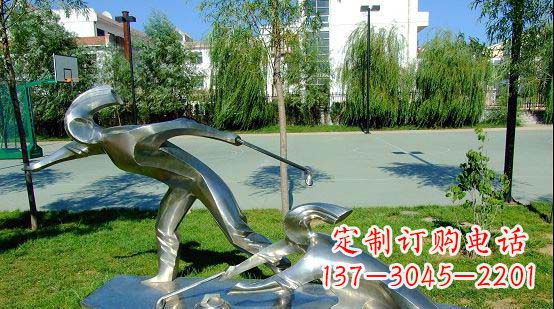 冰壶雕塑 - 不锈钢/冰壶/运动 冰壶雕塑 - 不锈钢/冰壶/运动