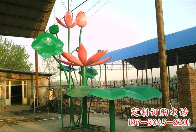 不锈钢彩色雕塑