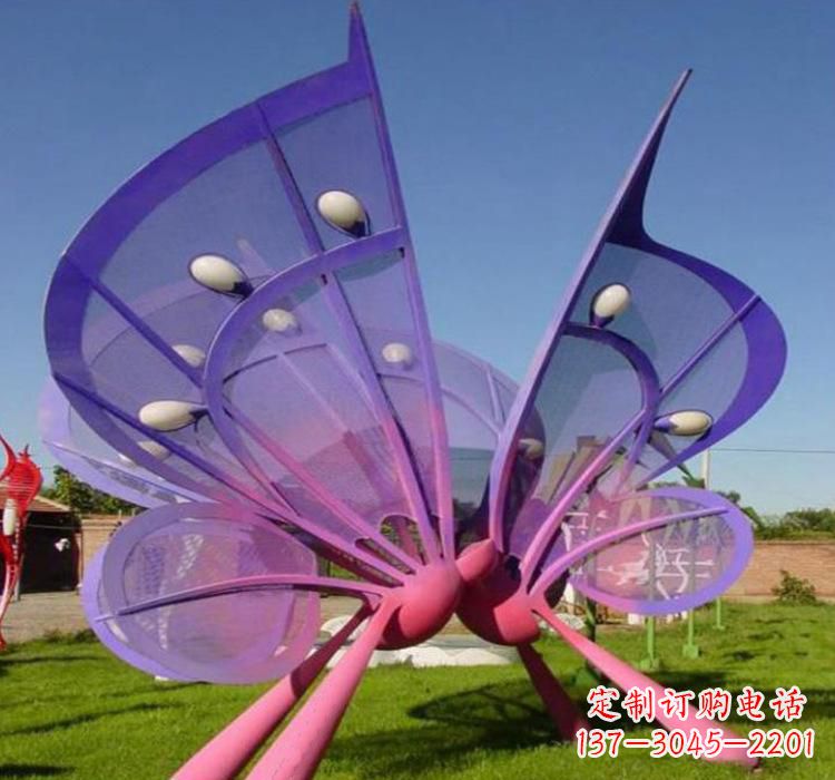 不锈钢/彩色/蝴蝶-不锈钢彩色蝴蝶雕塑 不锈钢/彩色/蝴蝶-不锈钢彩色蝴蝶雕塑