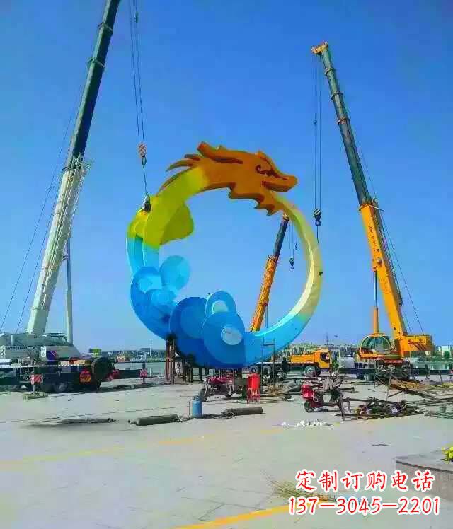 不锈钢彩色景观装饰雕塑