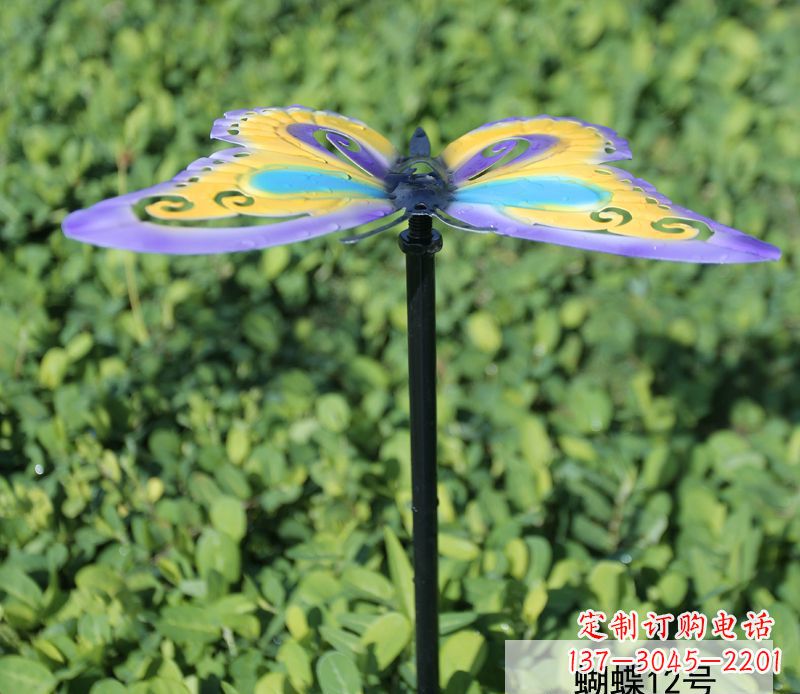 不锈钢/彩色/园林/蝴蝶-不锈钢彩色园林蝴蝶雕塑 不锈钢/彩色/园林/蝴蝶-不锈钢彩色园林蝴蝶雕塑