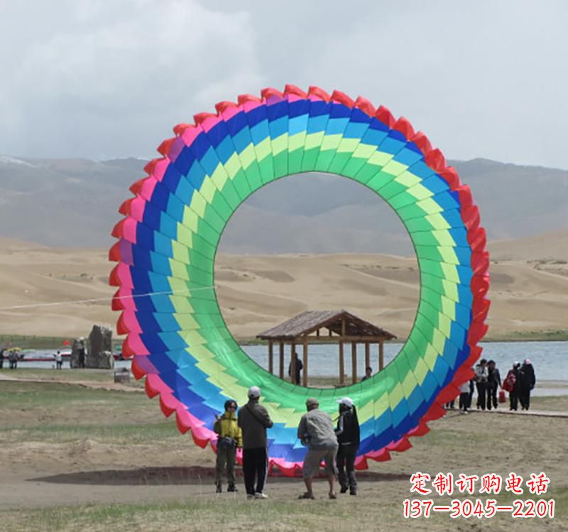 圆环雕塑 - 不锈钢/彩色/圆环 圆环雕塑 - 不锈钢/彩色/圆环