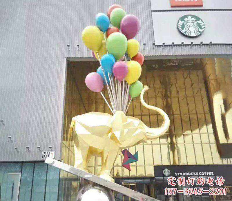 小象雕塑 - 不锈钢/小象 小象雕塑 - 不锈钢/小象