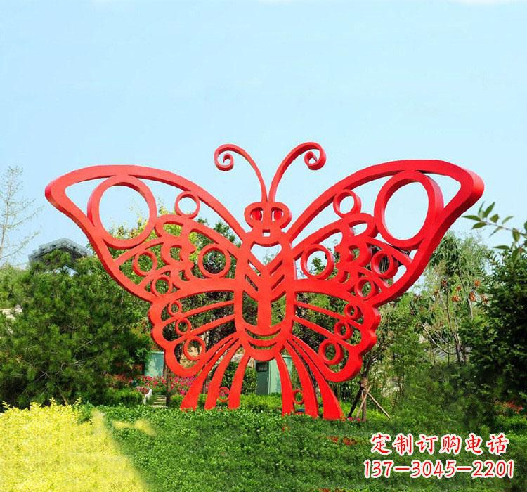 草坪雕塑 - 不锈钢/草坪/艺术/蝴蝶 草坪雕塑 - 不锈钢/草坪/艺术/蝴蝶