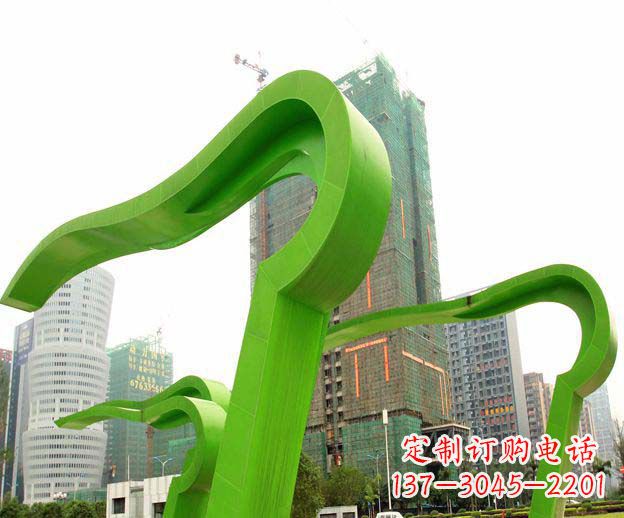 不锈钢城市景观雕塑 (2)
