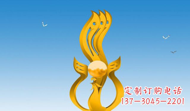 不锈钢城市景观雕塑1