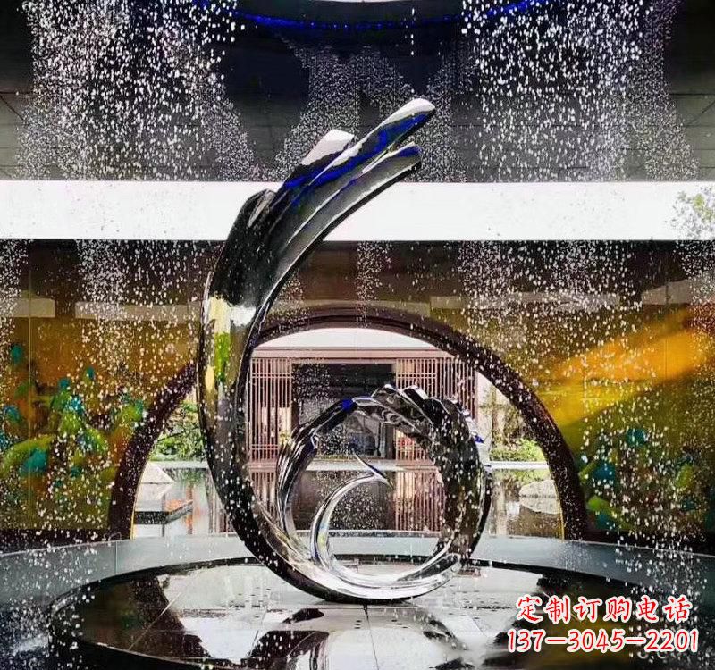 喷泉雕塑 - 不锈钢/城市/景观/喷泉 喷泉雕塑 - 不锈钢/城市/景观/喷泉