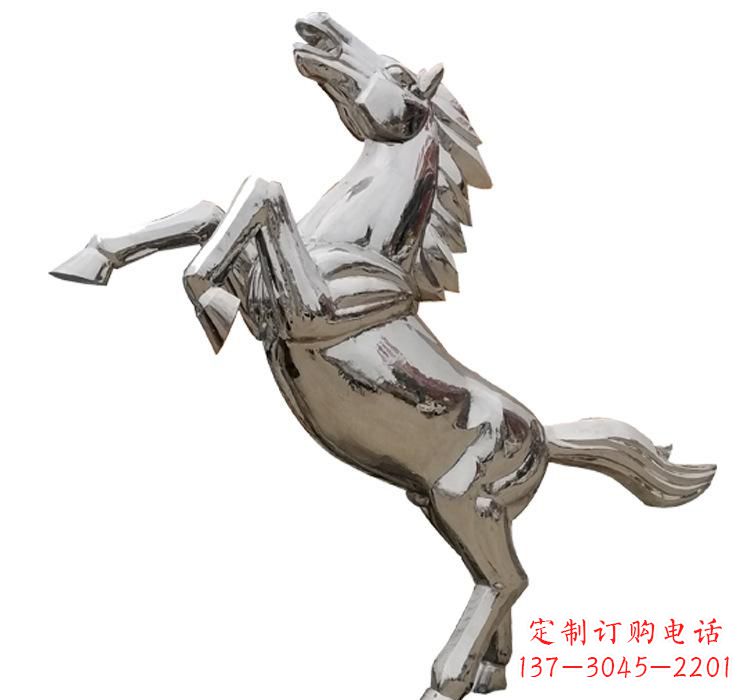不锈钢城市马雕塑
