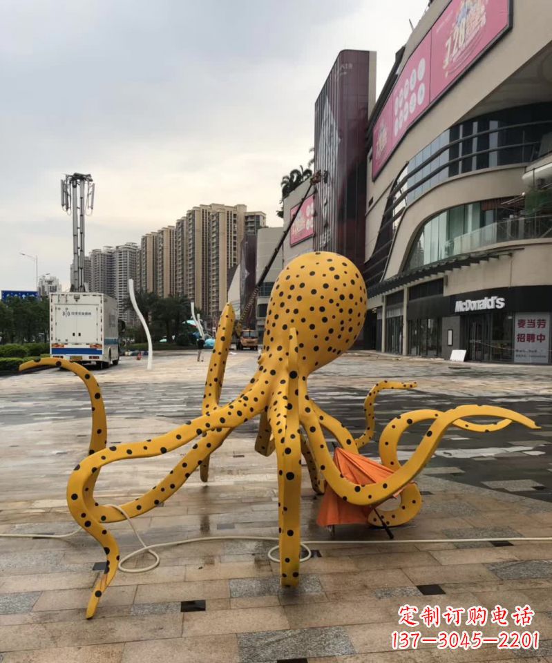 章鱼雕塑 - 不锈钢/城市/章鱼/造型 章鱼雕塑 - 不锈钢/城市/章鱼/造型