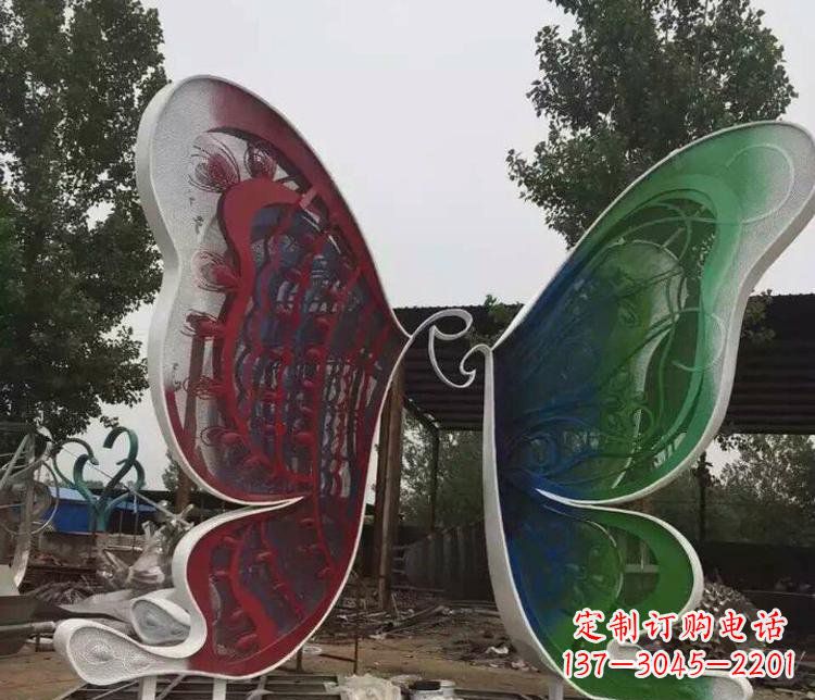 不锈钢/抽象/彩色/蝴蝶/公园/动物-不锈钢抽象彩色蝴蝶公园动物雕塑 不锈钢/抽象/彩色/蝴蝶/公园/动物-不锈钢抽象彩色蝴蝶公园动物雕塑
