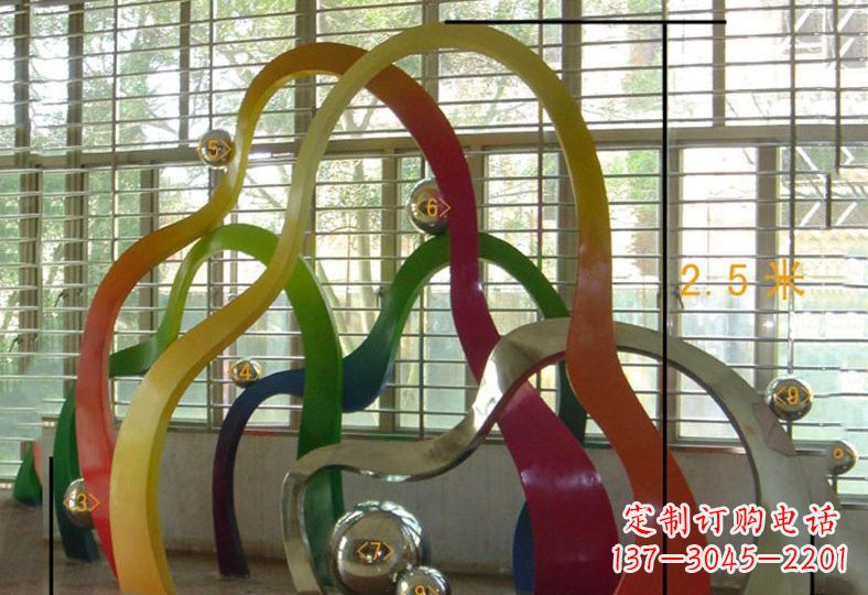 假山雕塑 - 不锈钢/抽象/彩色/假山 假山雕塑 - 不锈钢/抽象/彩色/假山