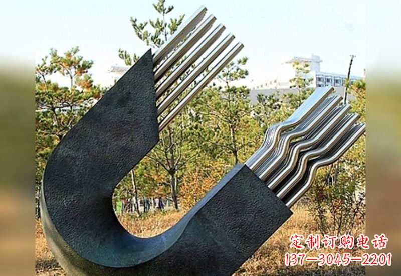 不锈钢磁铁雕塑绚丽多彩的艺术珍品 不锈钢磁铁雕塑绚丽多彩的艺术珍品