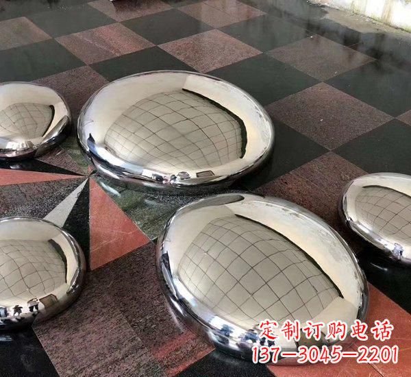 精致的不锈钢鹅卵石雕塑 精致的不锈钢鹅卵石雕塑