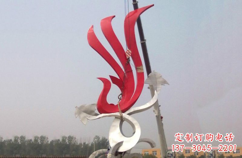 凤凰雕塑 - 不锈钢/抽象/凤凰/安装 凤凰雕塑 - 不锈钢/抽象/凤凰/安装