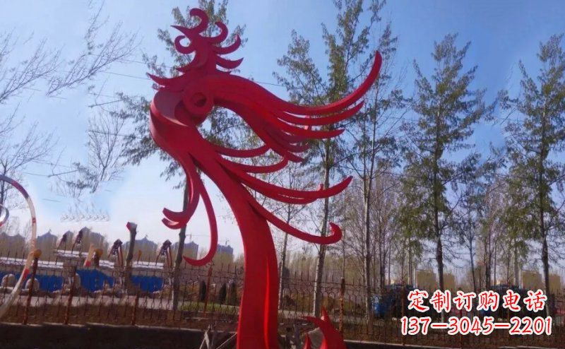 凤凰雕塑 - 不锈钢/抽象/凤凰 凤凰雕塑 - 不锈钢/抽象/凤凰