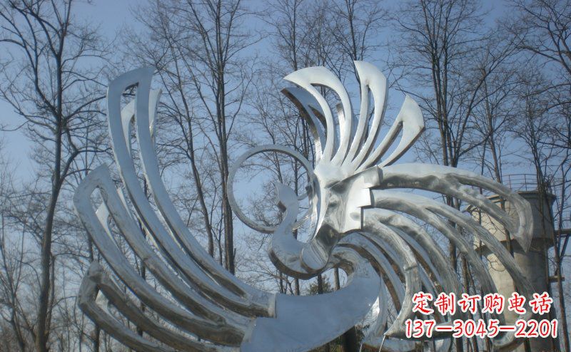 凤凰雕塑 - 不锈钢/抽象/凤凰 凤凰雕塑 - 不锈钢/抽象/凤凰