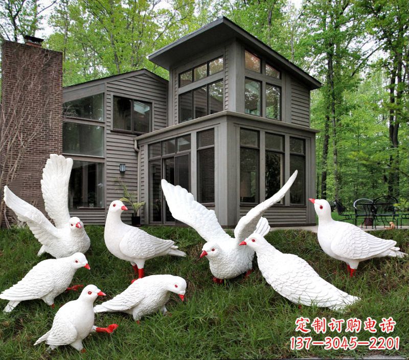 鸽子雕塑 - 不锈钢/抽象/鸽子 鸽子雕塑 - 不锈钢/抽象/鸽子