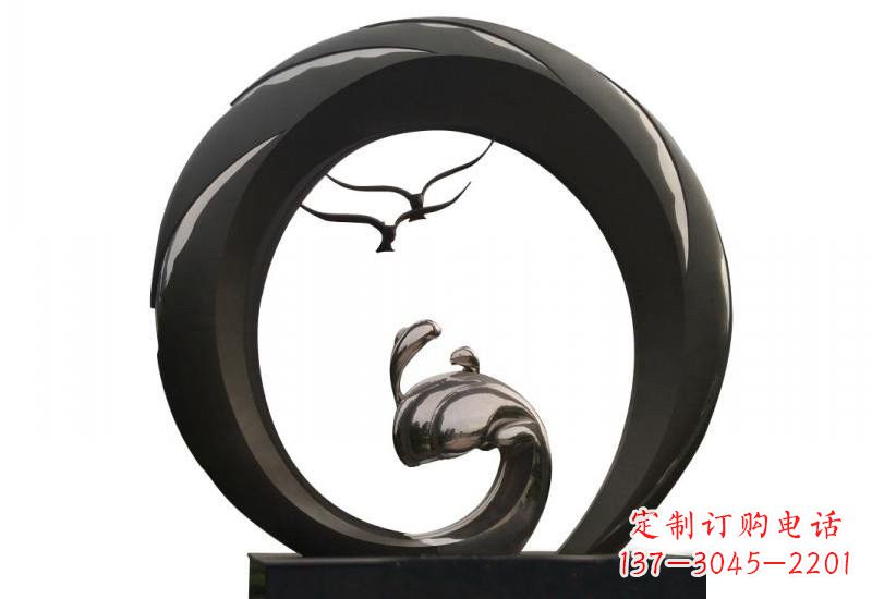 海鸥雕塑 - 不锈钢/抽象/海浪/海鸥 海鸥雕塑 - 不锈钢/抽象/海浪/海鸥