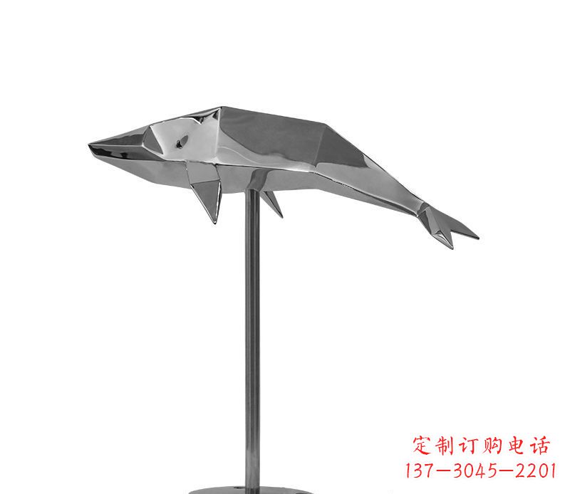 海豚雕塑 - 不锈钢/抽象/海豚 海豚雕塑 - 不锈钢/抽象/海豚
