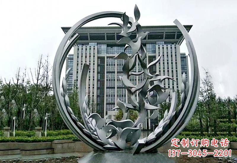 和平鸽雕塑 - 不锈钢/抽象/和平鸽/橄榄枝 和平鸽雕塑 - 不锈钢/抽象/和平鸽/橄榄枝