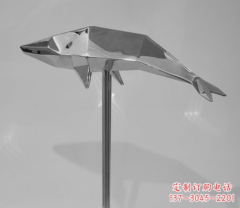 海豚雕塑 - 不锈钢/抽象/几何/海豚 海豚雕塑 - 不锈钢/抽象/几何/海豚