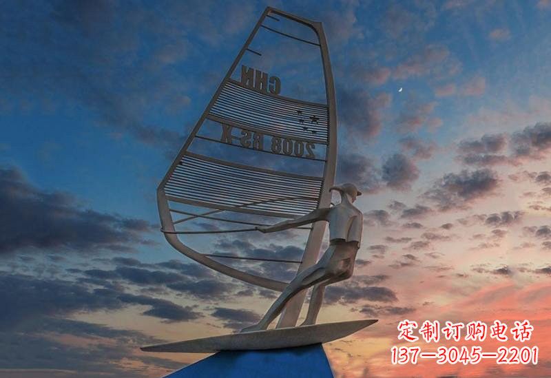 帆船雕塑 - 不锈钢/抽象/驾驶/帆船/人物 帆船雕塑 - 不锈钢/抽象/驾驶/帆船/人物
