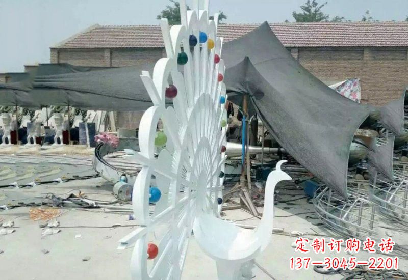 孔雀雕塑 - 不锈钢/抽象/孔雀 孔雀雕塑 - 不锈钢/抽象/孔雀