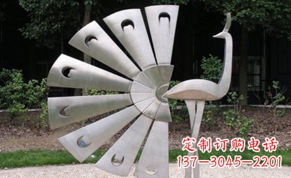 孔雀雕塑 - 不锈钢/抽象/孔雀 孔雀雕塑 - 不锈钢/抽象/孔雀