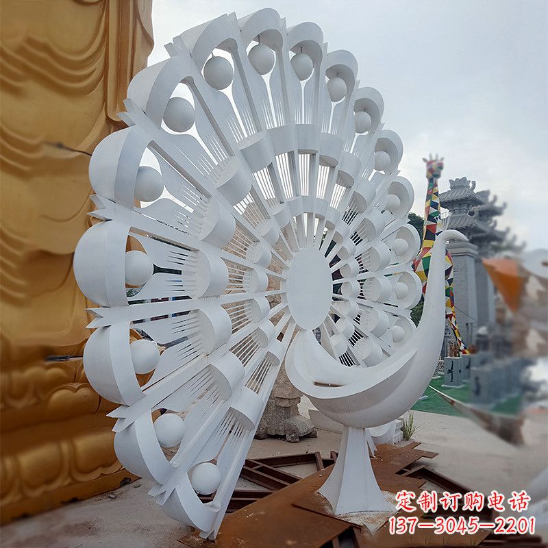 孔雀雕塑 - 不锈钢/抽象/孔雀 孔雀雕塑 - 不锈钢/抽象/孔雀
