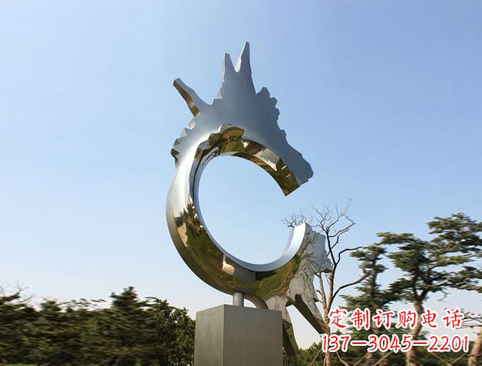 不锈钢/抽象/龙头-不锈钢抽象龙头雕塑 不锈钢/抽象/龙头-不锈钢抽象龙头雕塑