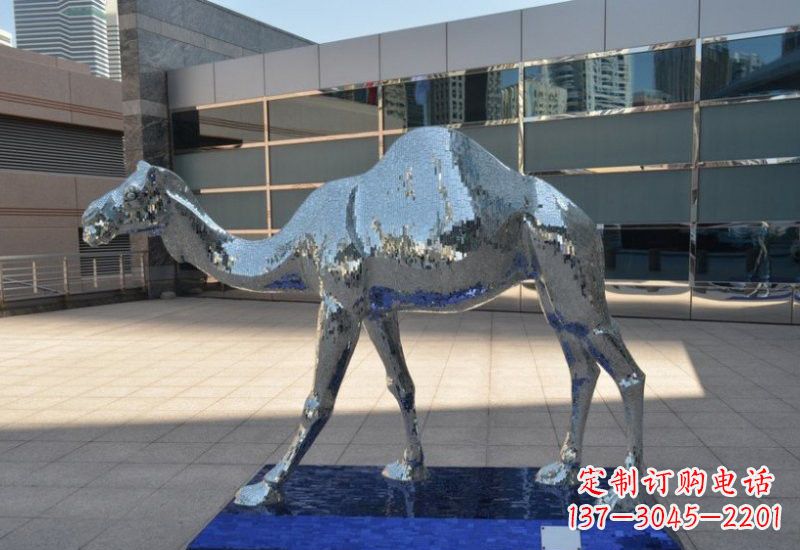 骆驼雕塑 - 不锈钢/抽象/骆驼 骆驼雕塑 - 不锈钢/抽象/骆驼