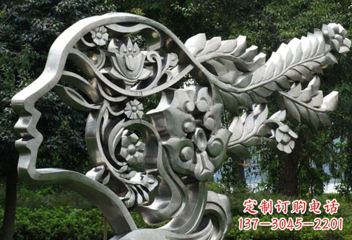 轮廓雕塑 - 不锈钢/抽象/美女/轮廓 轮廓雕塑 - 不锈钢/抽象/美女/轮廓