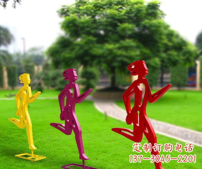 不锈钢/抽象/跑步/女人-不锈钢抽象跑步女人雕塑 不锈钢/抽象/跑步/女人-不锈钢抽象跑步女人雕塑