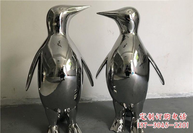 企鹅雕塑 - 不锈钢/抽象/企鹅 企鹅雕塑 - 不锈钢/抽象/企鹅