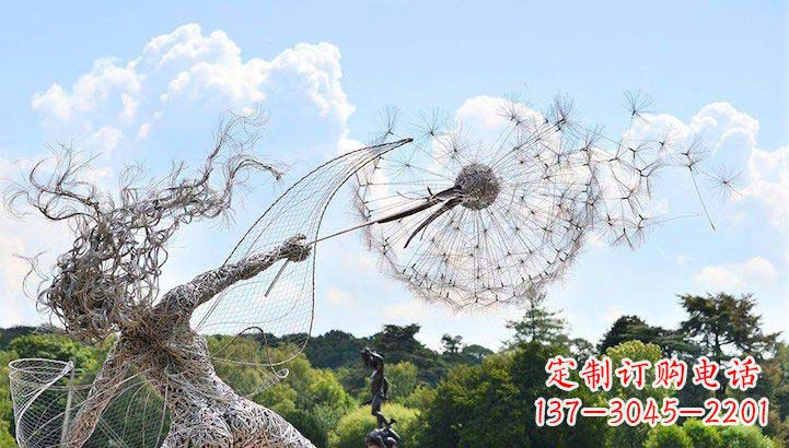 不锈钢蒲公英雕塑 不锈钢蒲公英雕塑