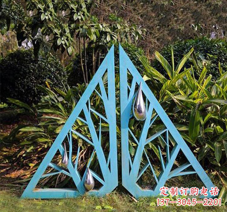 水滴雕塑 - 不锈钢/抽象/树枝/水滴 水滴雕塑 - 不锈钢/抽象/树枝/水滴