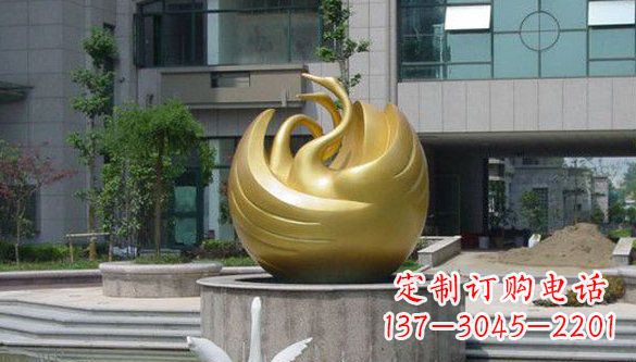 天鹅雕塑 - 不锈钢/抽象/天鹅 天鹅雕塑 - 不锈钢/抽象/天鹅