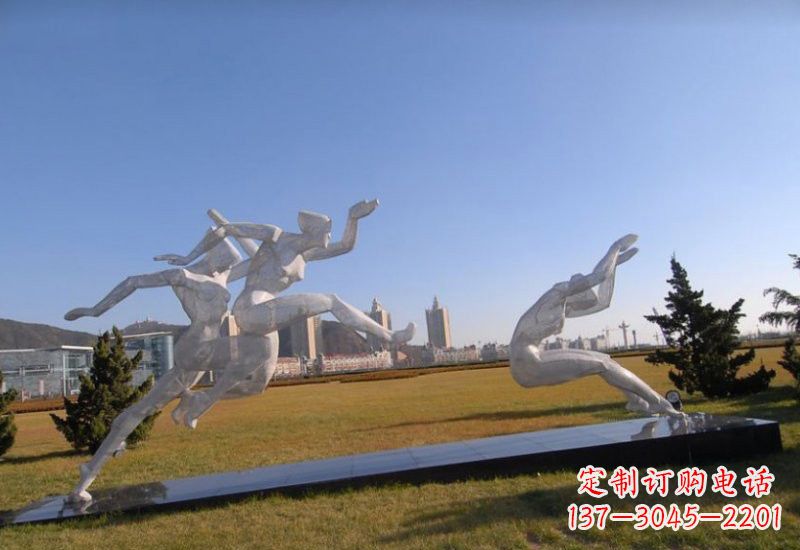 运动员雕塑 - 不锈钢/抽象/跳远/运动员 运动员雕塑 - 不锈钢/抽象/跳远/运动员