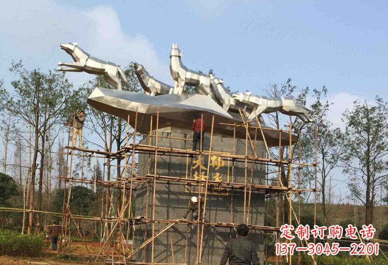 不锈钢动物雕塑 不锈钢动物雕塑