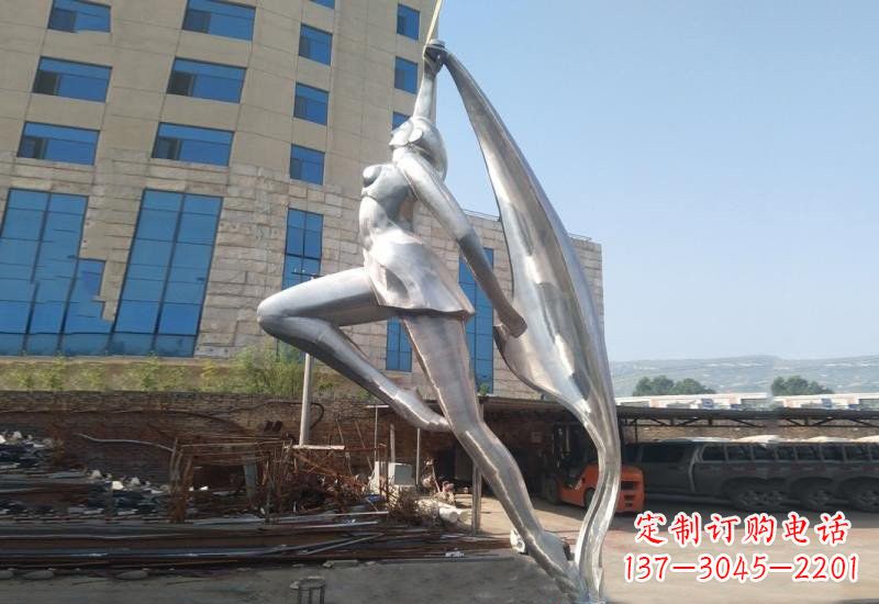 不锈钢女孩雕塑 不锈钢女孩雕塑