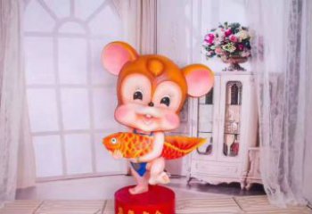 玻璃钢老鼠雕塑吉祥物的象征