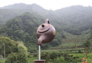 玻璃钢天壶喷泉精致而神奇的雕塑